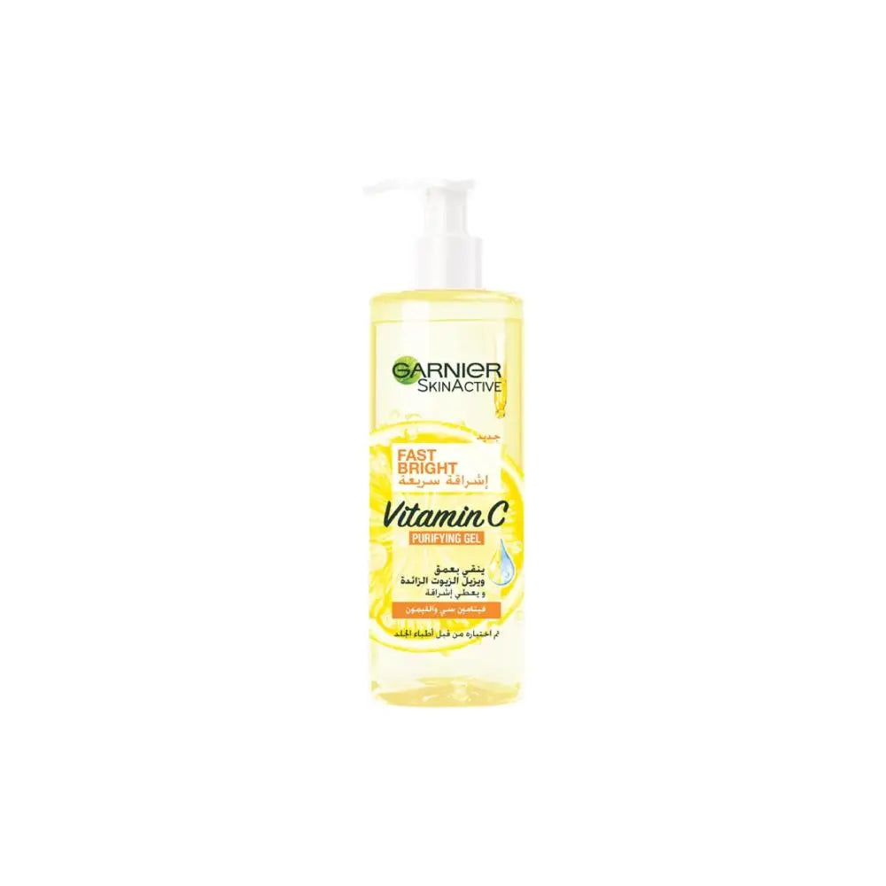 Garnier Fast Bright Vitamin C Purifying Gel Wash - 400ml