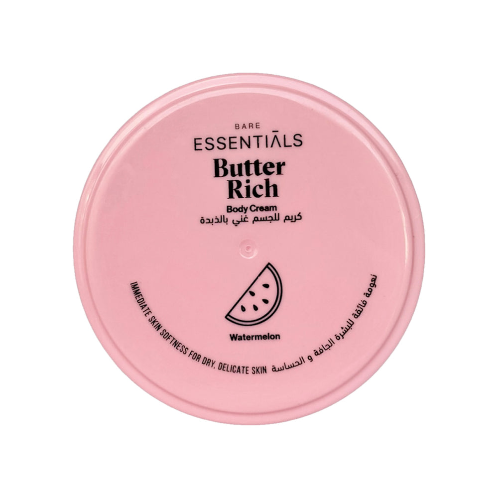 Essentials - Butter Rich Body Cream - Watermelon Breeze - 125 ML