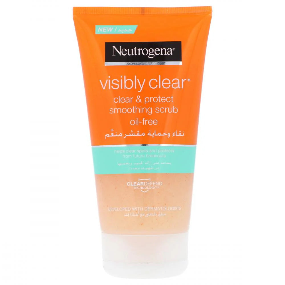 Neutrogena Visibly Clear Clear & Protect Daily Scrub - 150ml