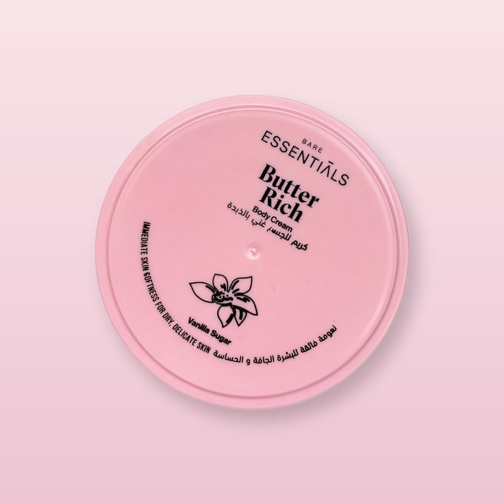 Essentials - Butter Rich Body Cream - vanilla Sugar - 125 ML