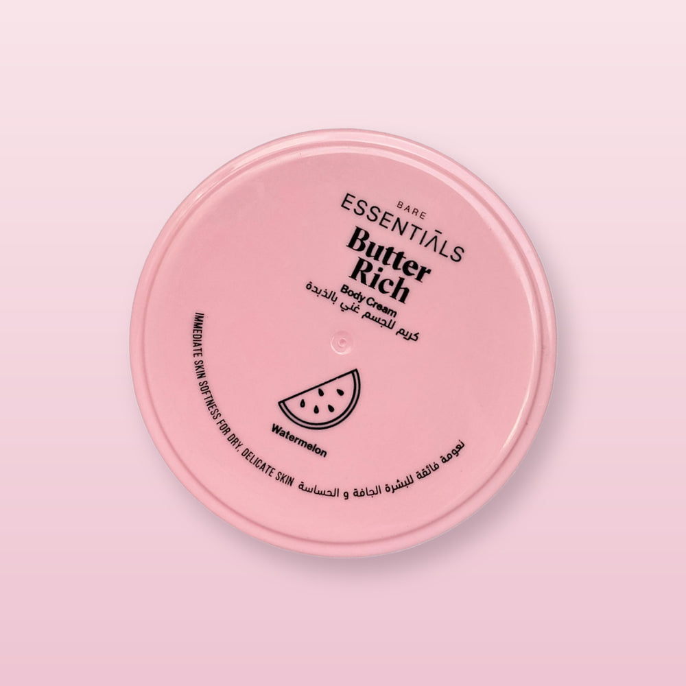 Essentials - Butter Rich Body Cream - Watermelon Breeze - 125 ML