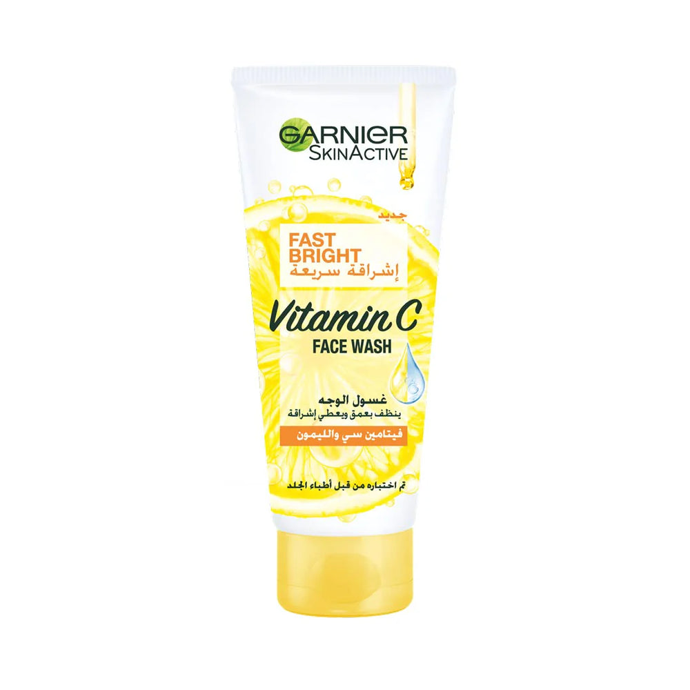 Garnier Fast Bright Vitamin C Face Wash – 100ml