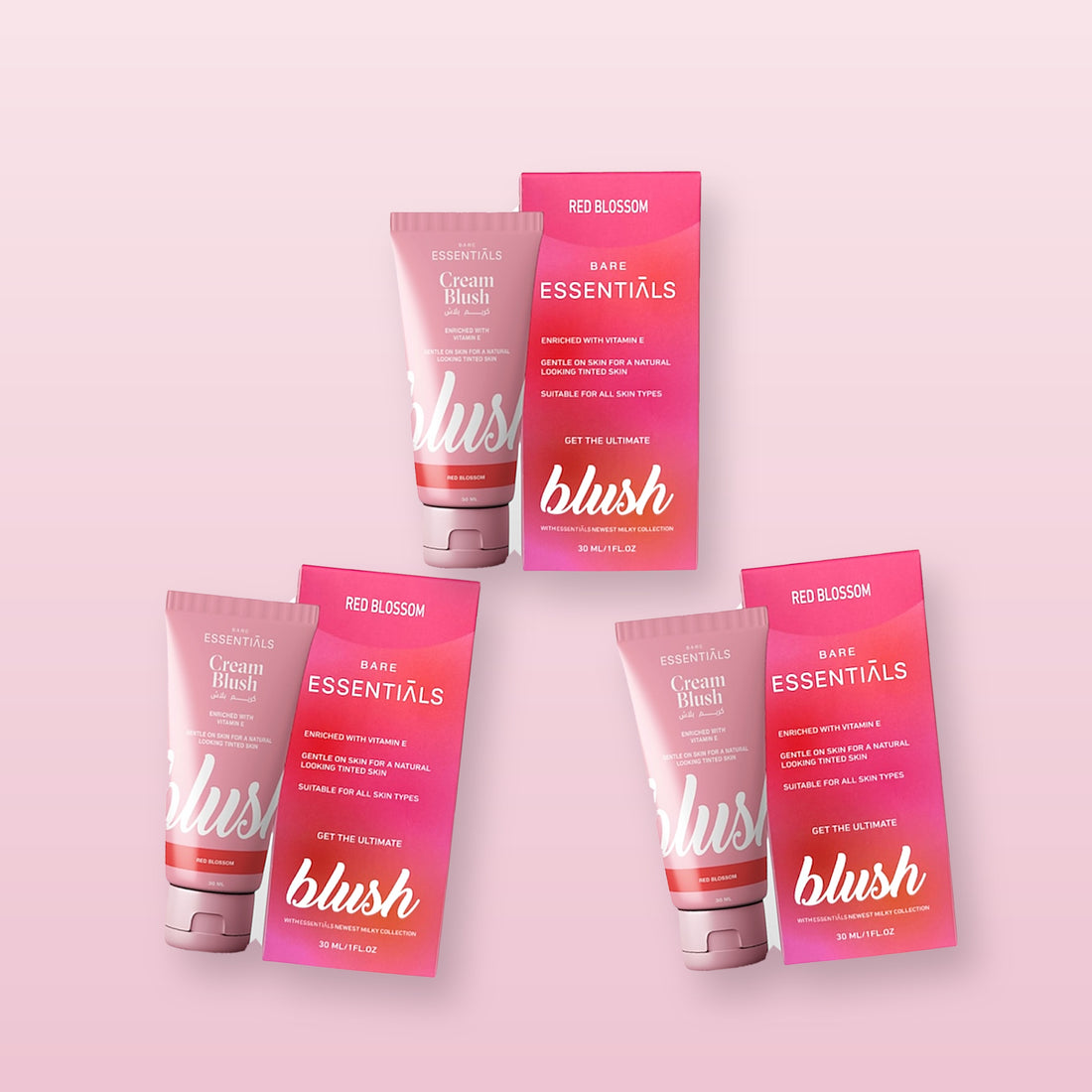 Essentials - Cream Blush - Red Blossom "Shade 3" (Milky Collection) - 30 ML