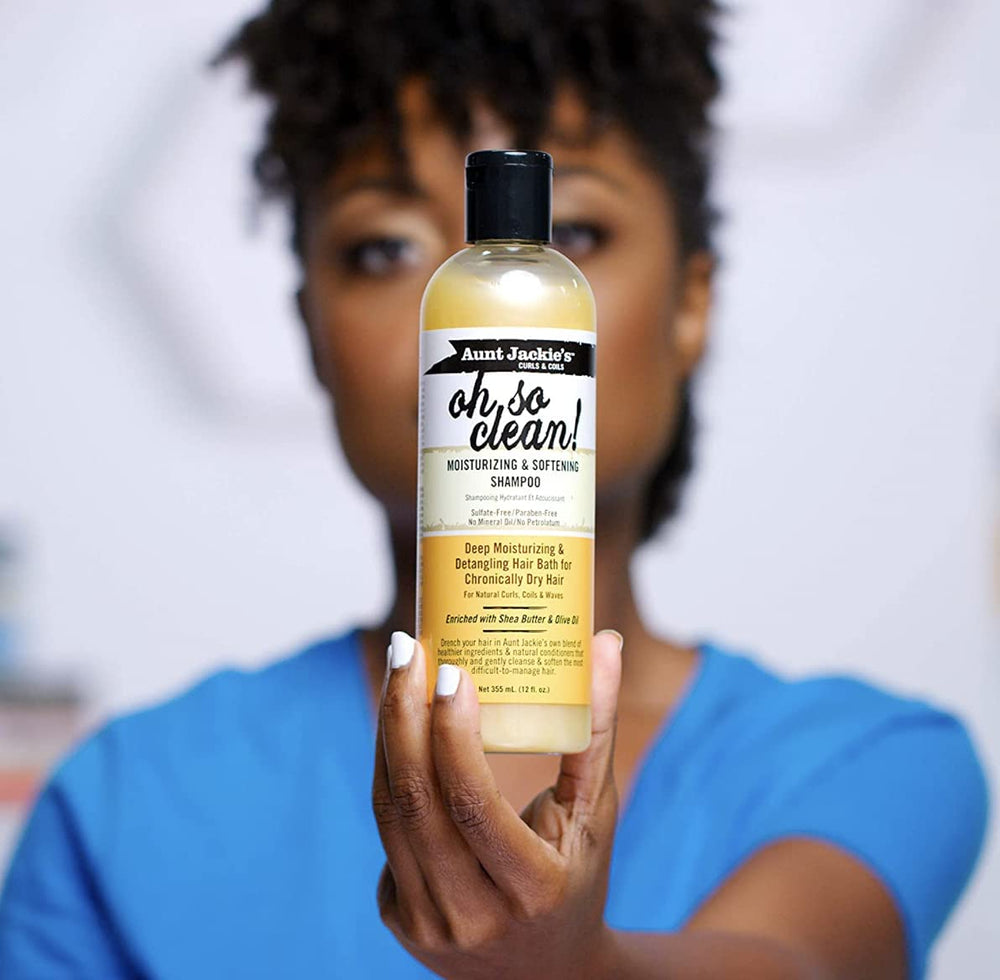 Aunt Jackies Oh So Clean Moisturizing & Softening Shampoo - 355ml