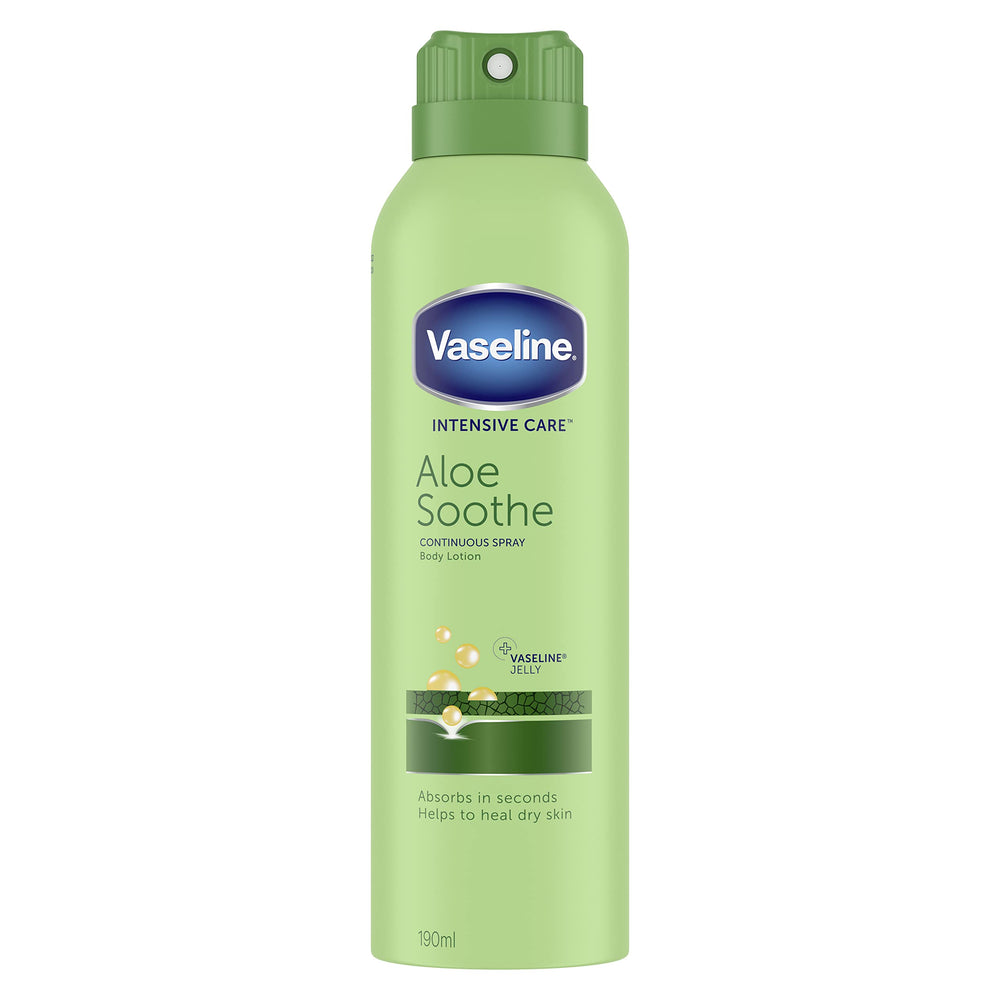 Vaseline Intensive Care Spray Moisturiser Aloe Soothe - 190ml