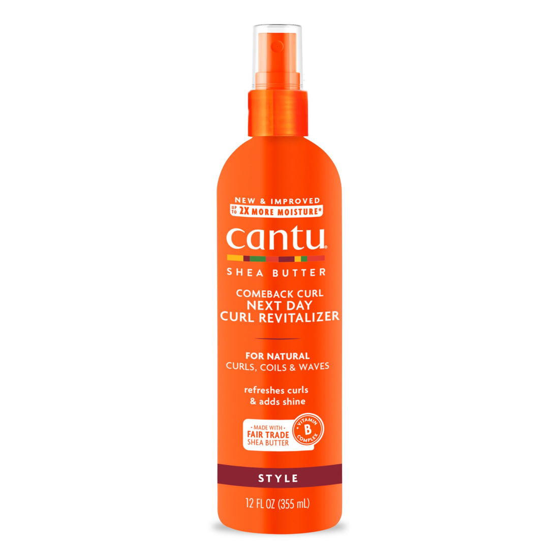 Cantu Comeback Curl Next Day Curl Revitalizer Spray - 355ml