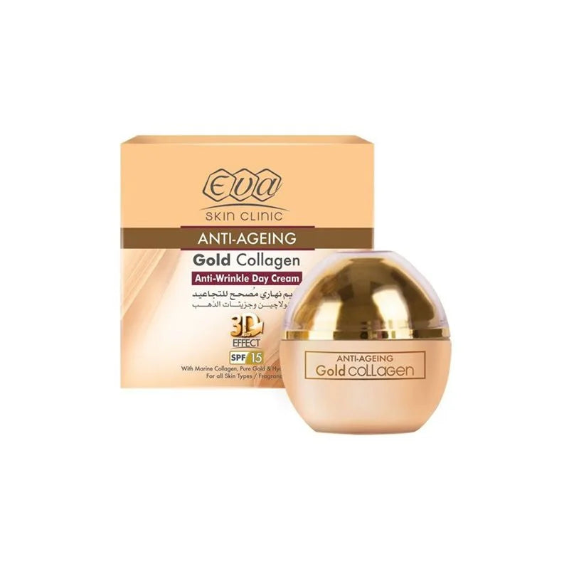 Eva Gold Collagen Anti Wrinkle Day Cream - 50ml