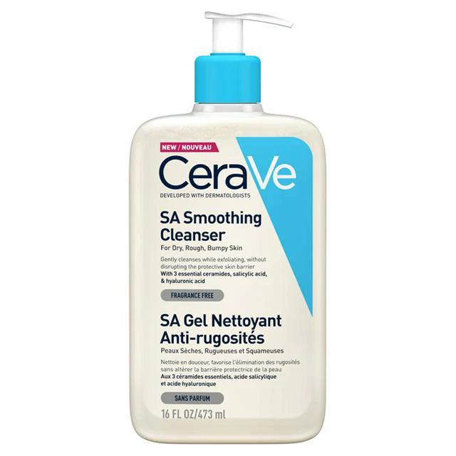 Cerave Sa Salicylic Acid Smoothing Cleanser Gel – 473ml