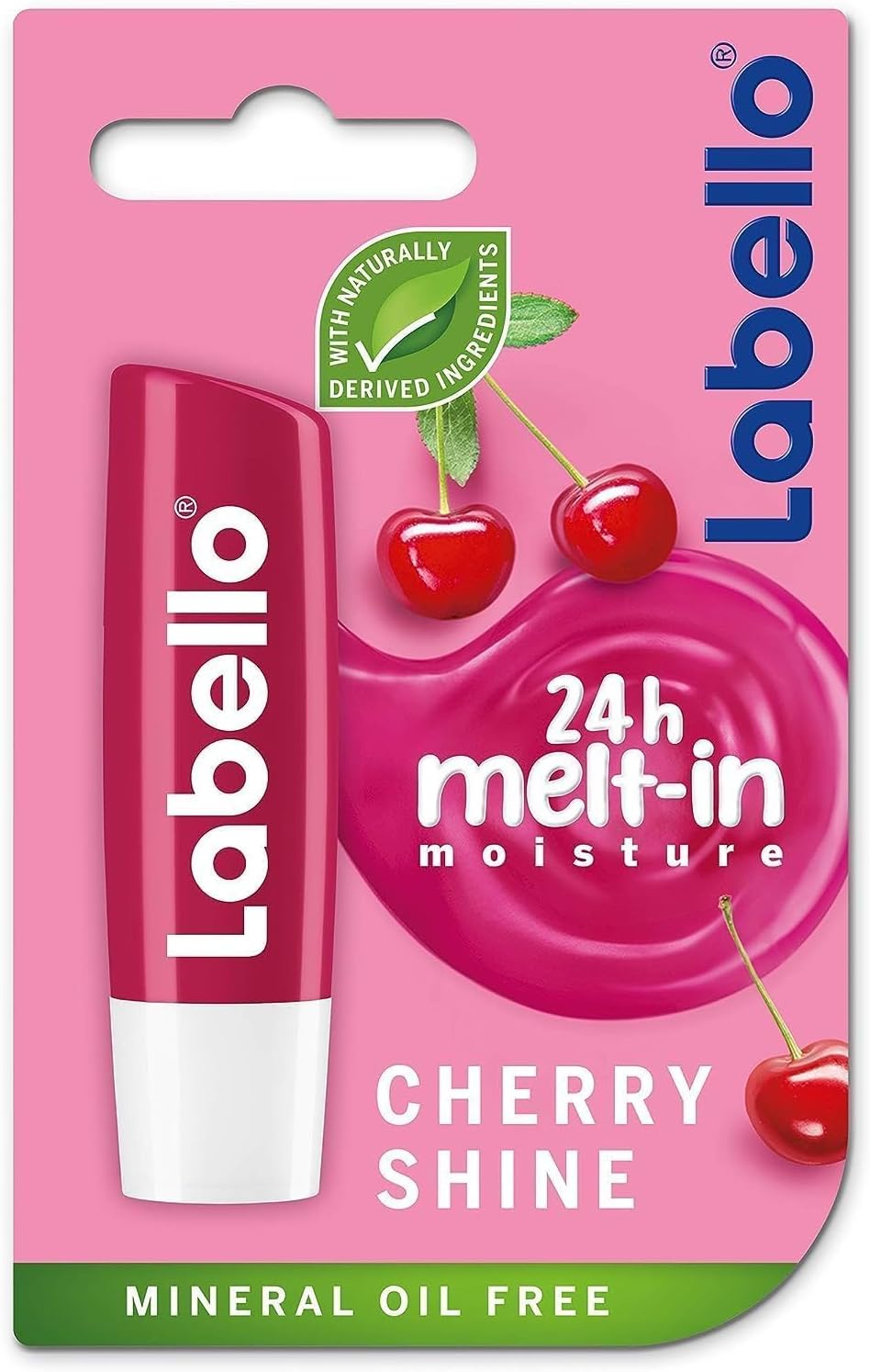 Labello Cherry Shine Lip Balm - 4.8gm