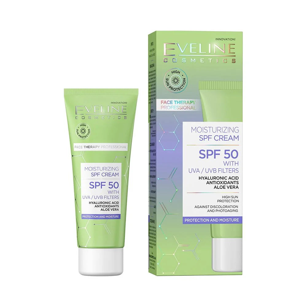 Eveline Cosmetics SPF 50 Moisturizing Cream - 30ml