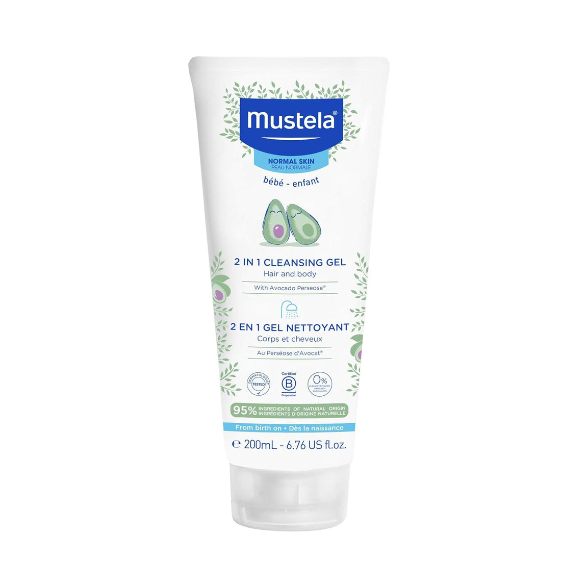 Mustela 2 in1 Gentle Cleansing Gel 200ml