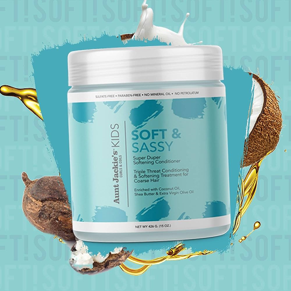 Aunt Jackies Kids Soft & Sassy Super Duper Softening Conditioner - 426gm
