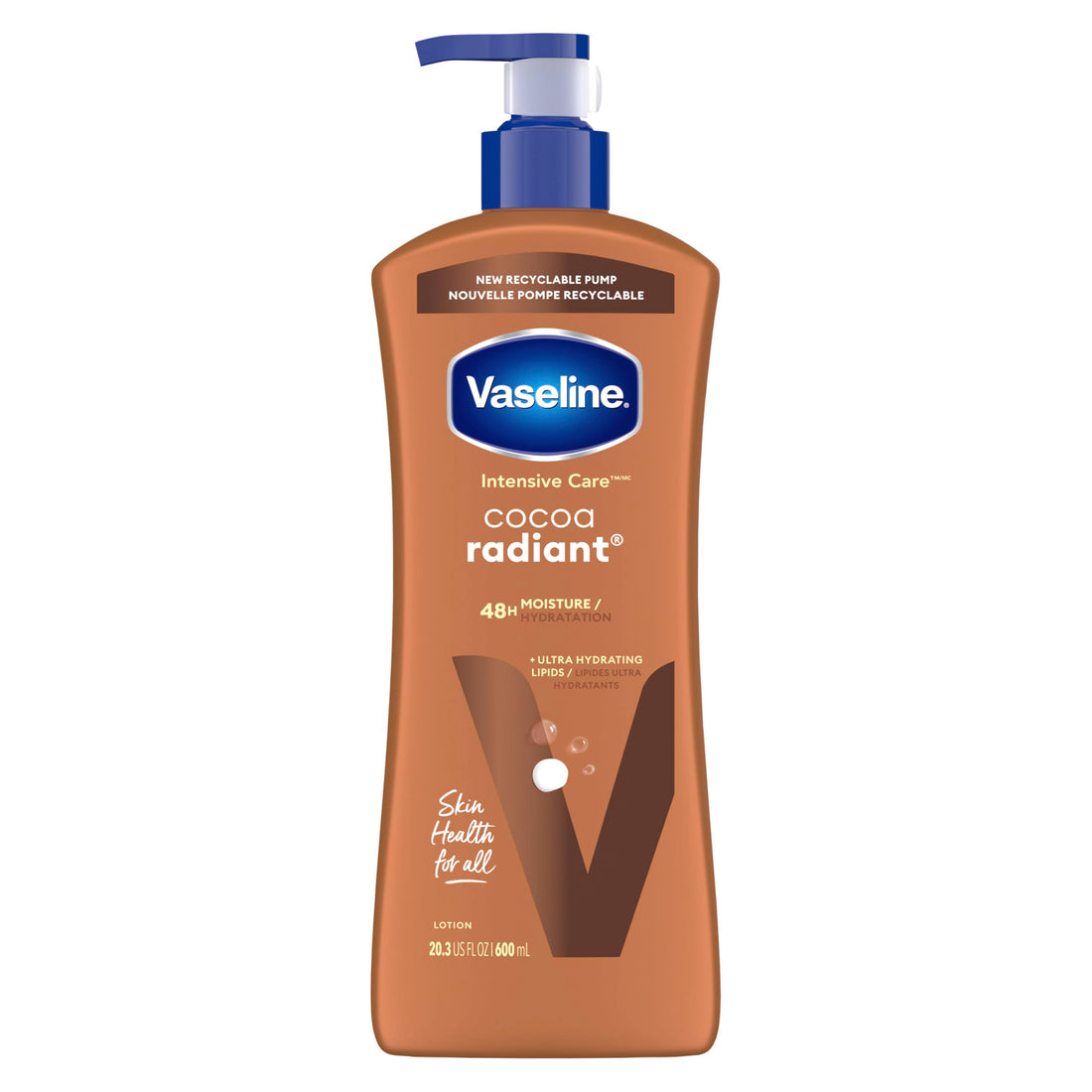 Vaseline Intensive Care Cocoa Radiant Body Lotion 600ml