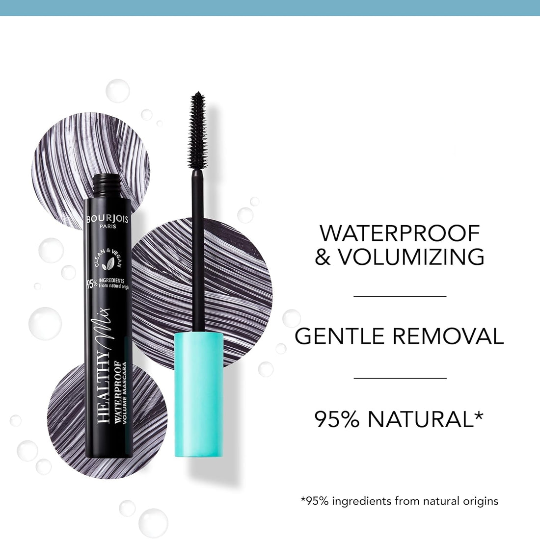 Bourjois Healthy Mix Waterproof Volume Mascara - Black - 10ml