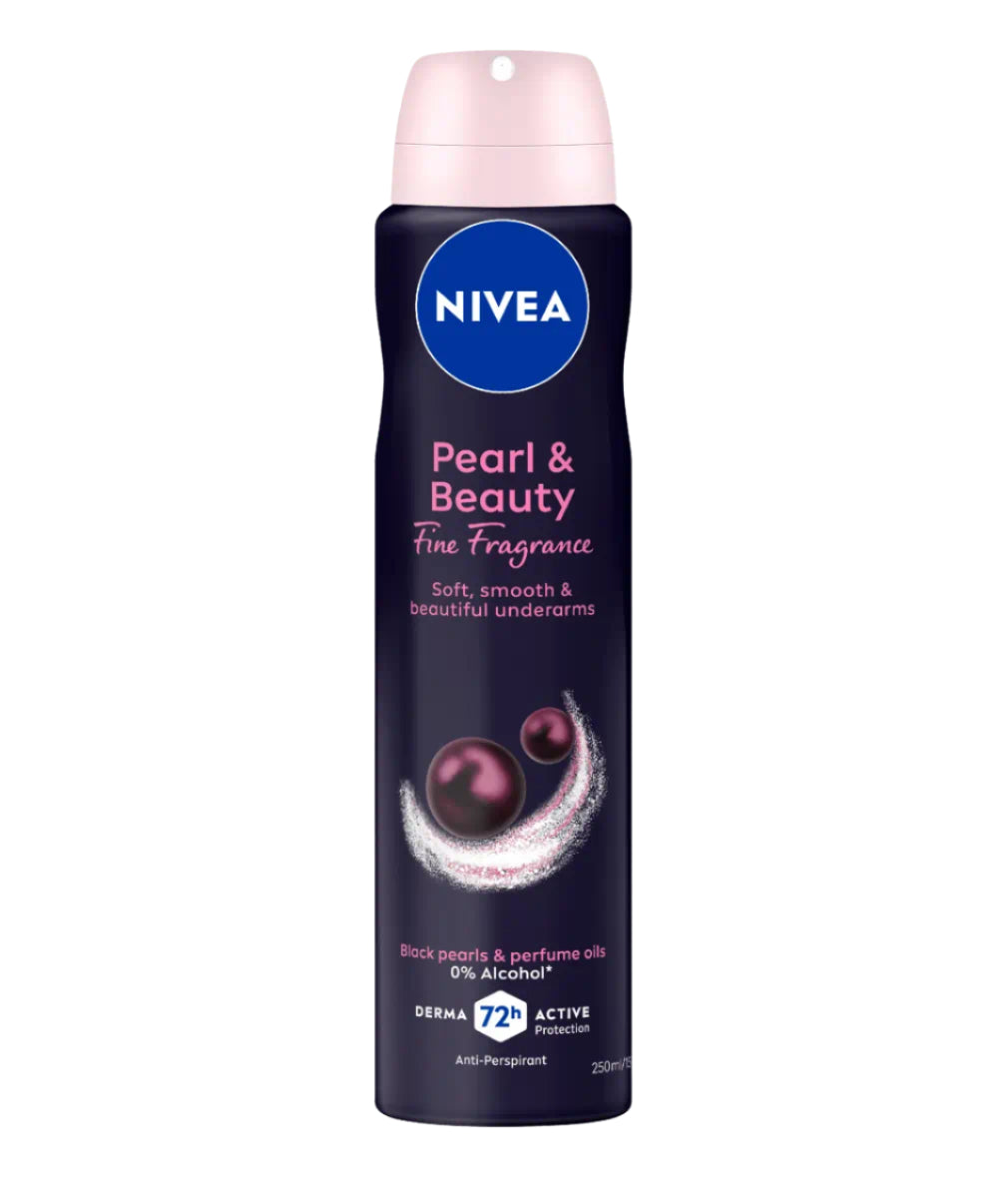 Nivea Pearl & Beauty Black Pearls Antiperspirant Spray - 150ml