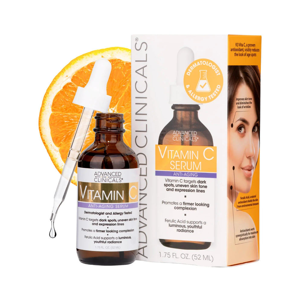 Advanced Clinicals Anti-Aging Vitamin C Face Serum - 52ml