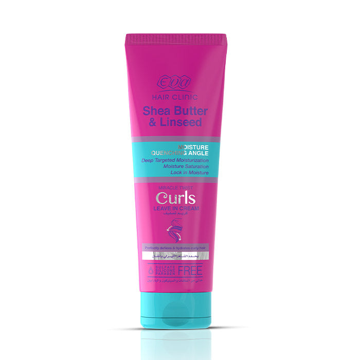 Eva Hair Clinic Shea Butter Linseed Curls Leave In Cream – 200ml