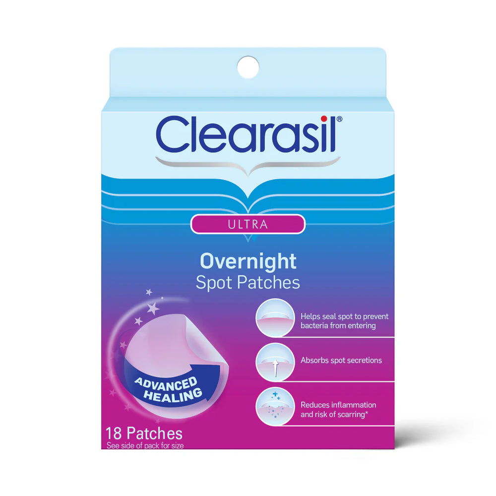 Clearasil Ultra Overnight Spot Advanced Healing - 18 Patches - 100g