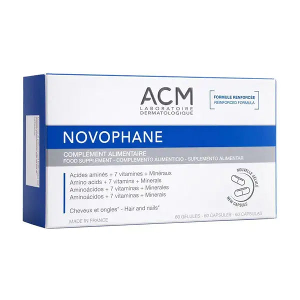 ACM Laboratoire Novophane Hair & Nails Food Supplement – 60 Capsules