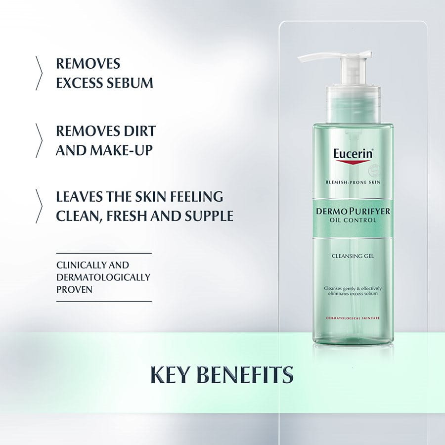 Eucerin Dermopurifyer Oil Control Cleansing Gel - 200ml