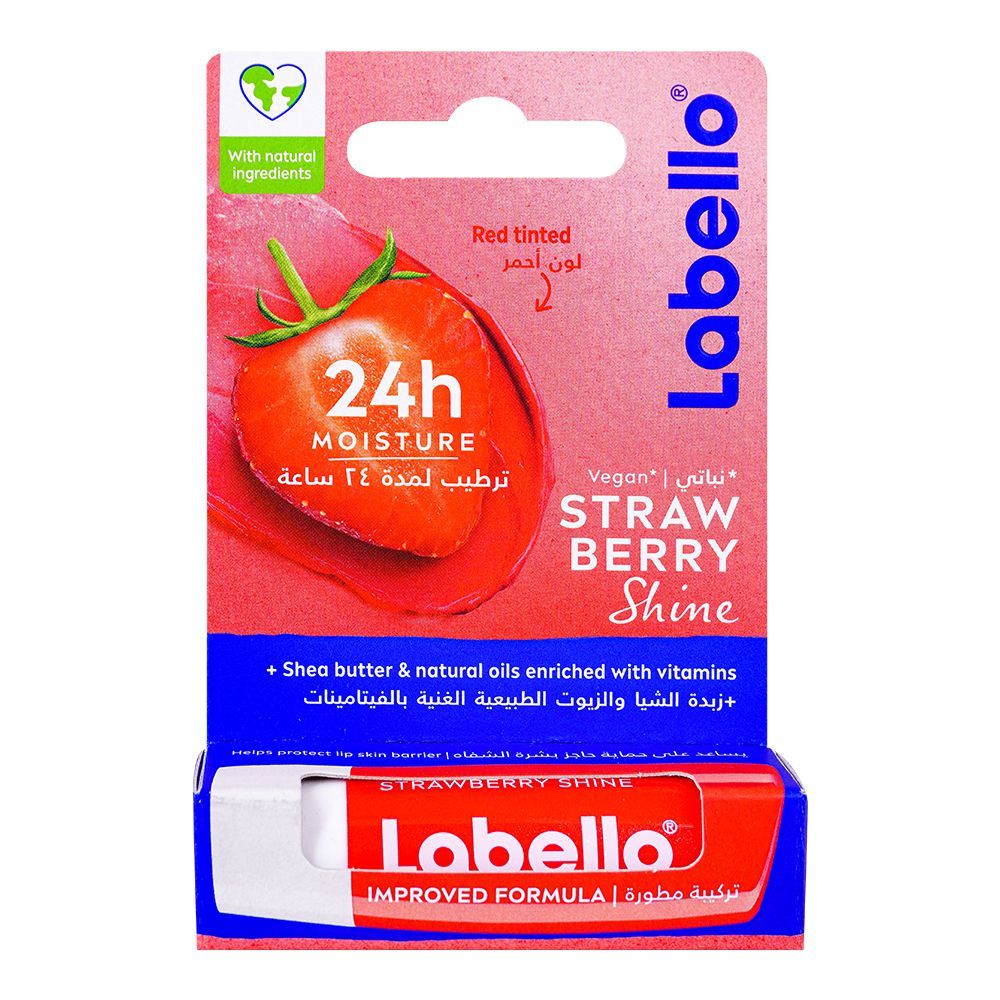 Labello Strawberry Shine Lip Balm – 4.8gm
