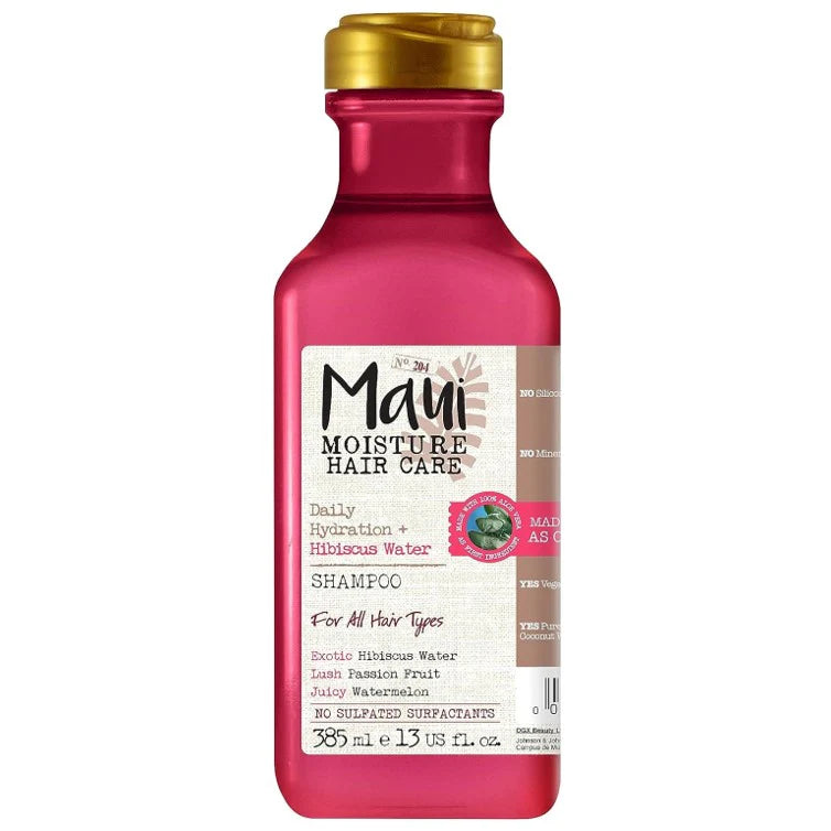 Maui Moisture Daily Hydration + Hibiscus Water Shampoo For All Hair Types - 385ml