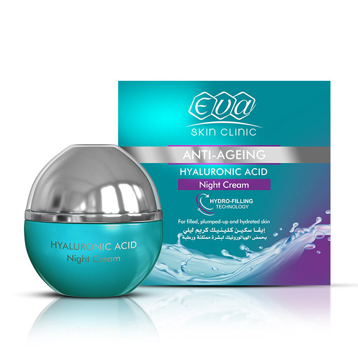 Eva Anti-Ageing Hyaluronic Acid Night Cream - 45ml