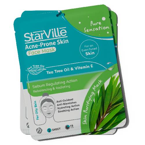 Starville Acne Prone Skin Face Mask - 1 Sheet