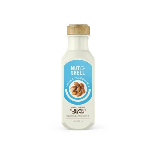 Nutshell Argan & Pomegranate Shower Cream - 485ml