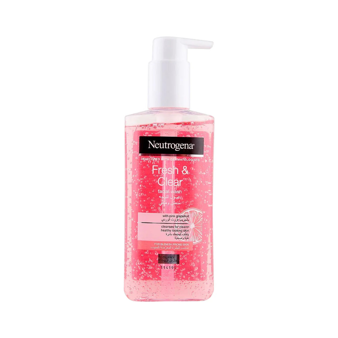 Neutrogena Fresh & Clear With Pink Grapefruit Facial Wash - 200ml