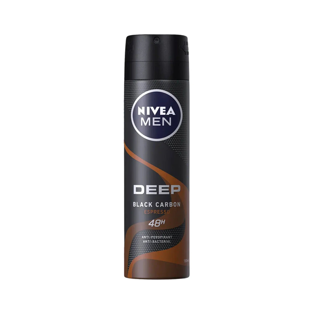 Nivea Men Deep Black Carbon Beat 48H Spray - 150ml