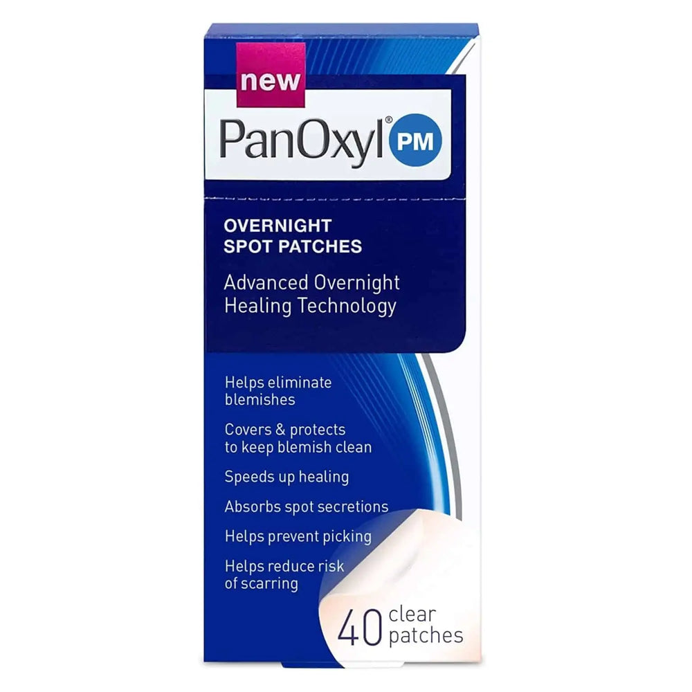 Panoxyl Overnight Spot Patches - 40 Patches - 100g