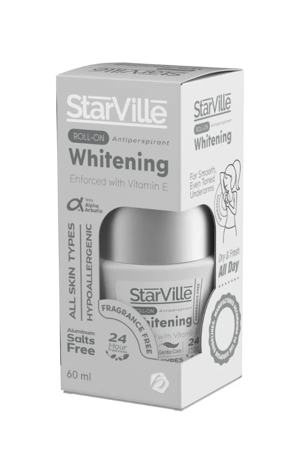 Starville Whitening Fragrance Free Roll On – 60ml