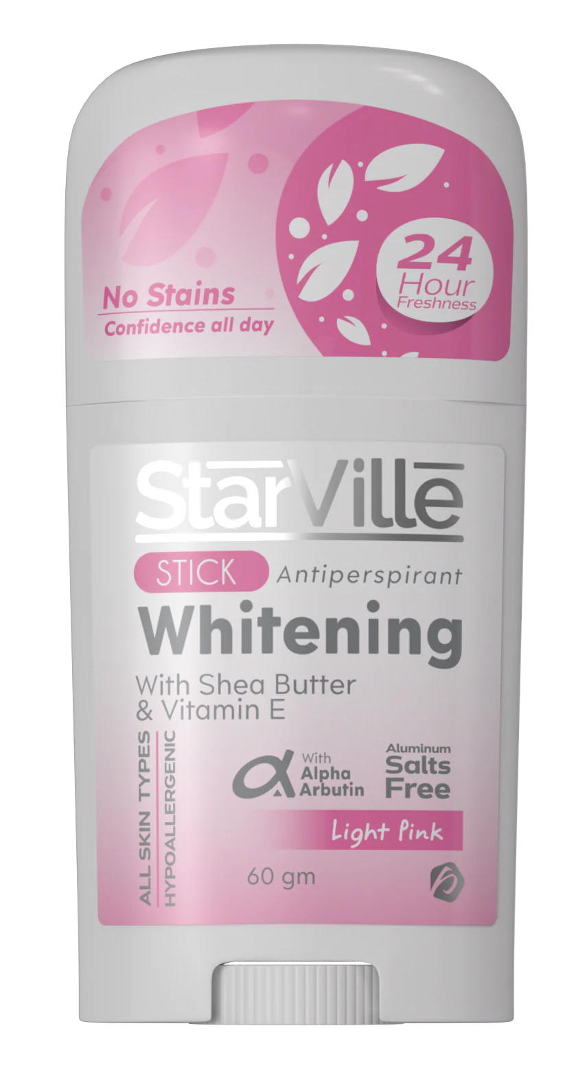 Starville Light Pink Whitening Anti Perspirant Stick - 60gm