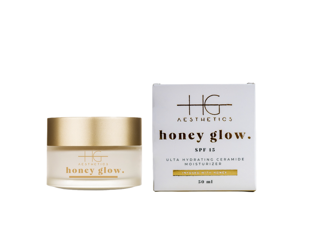 HG Aethetics Honey Glow Ceramide Face Moisturizer SPF15 50ml