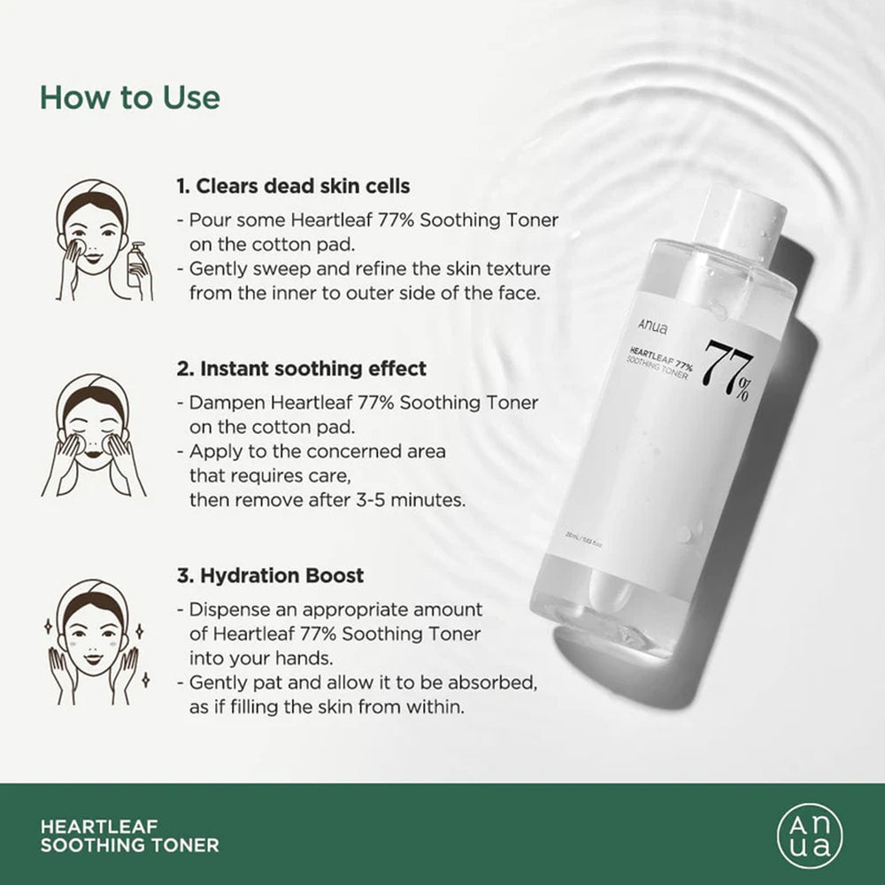 Anua Heartleaf Soothing Toner - 250ml