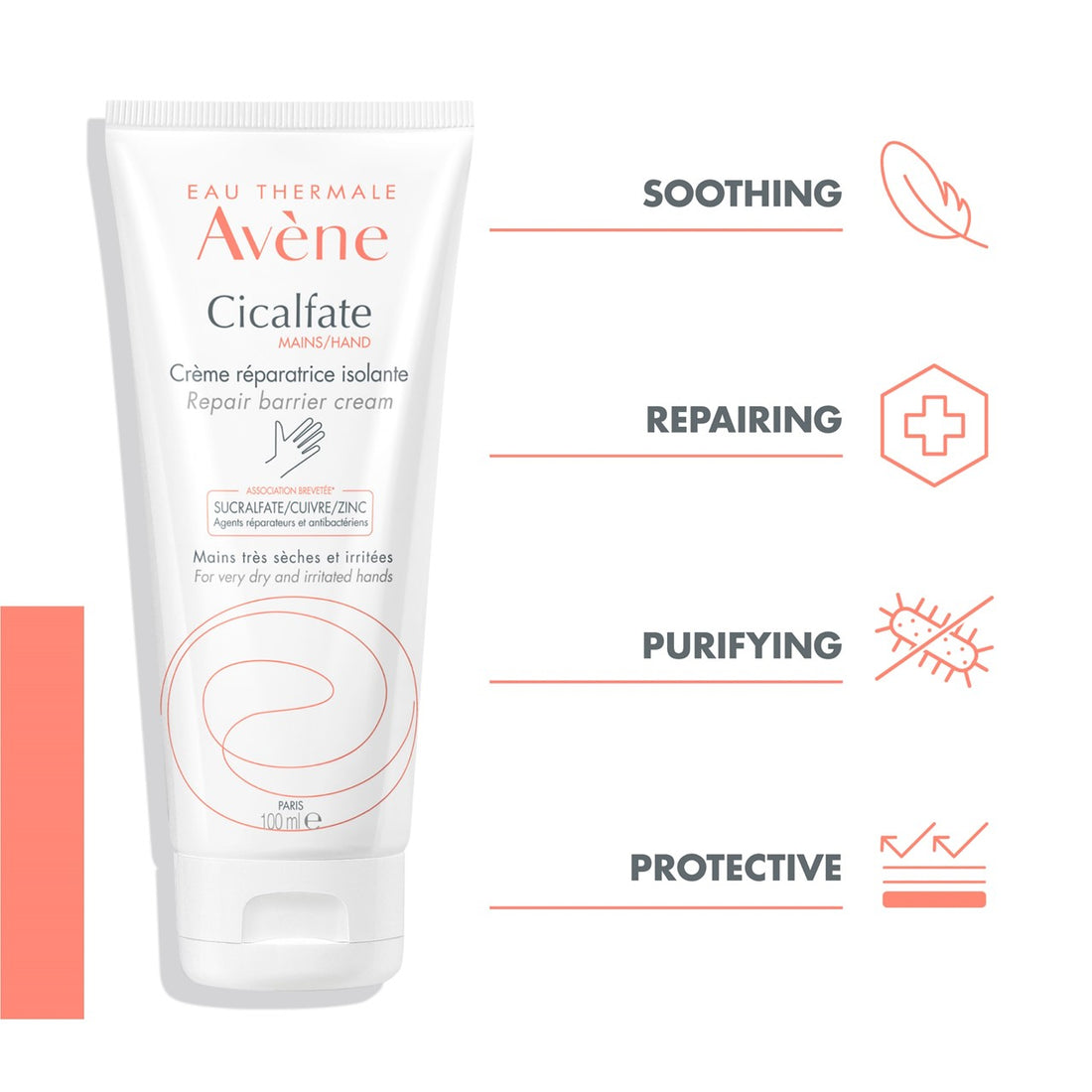 Avene Cicalfate Hand Cream - 100ml