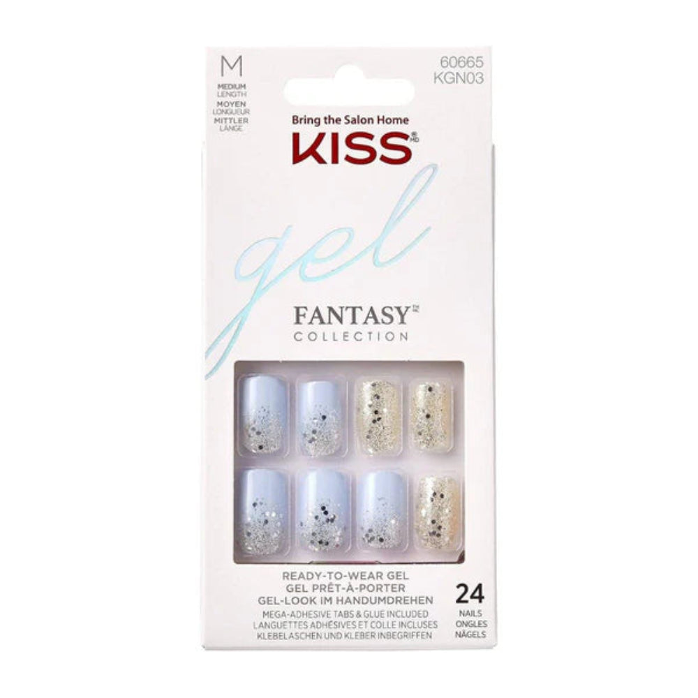 Kiss Gel Fantasy Nails Painted Veil - 60665 - 100g