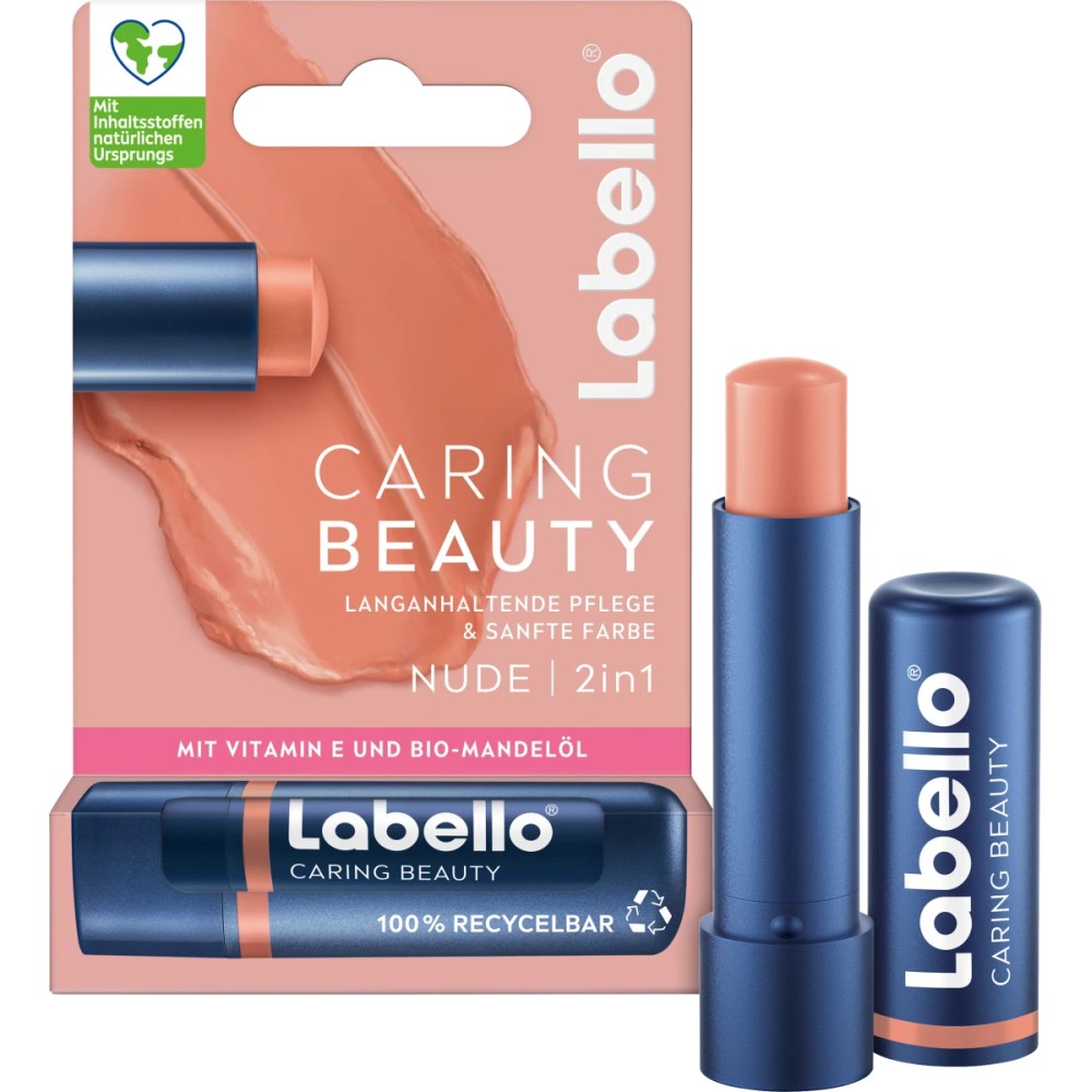 Labello Caring Beauty Nude lip balm - 4.8gm