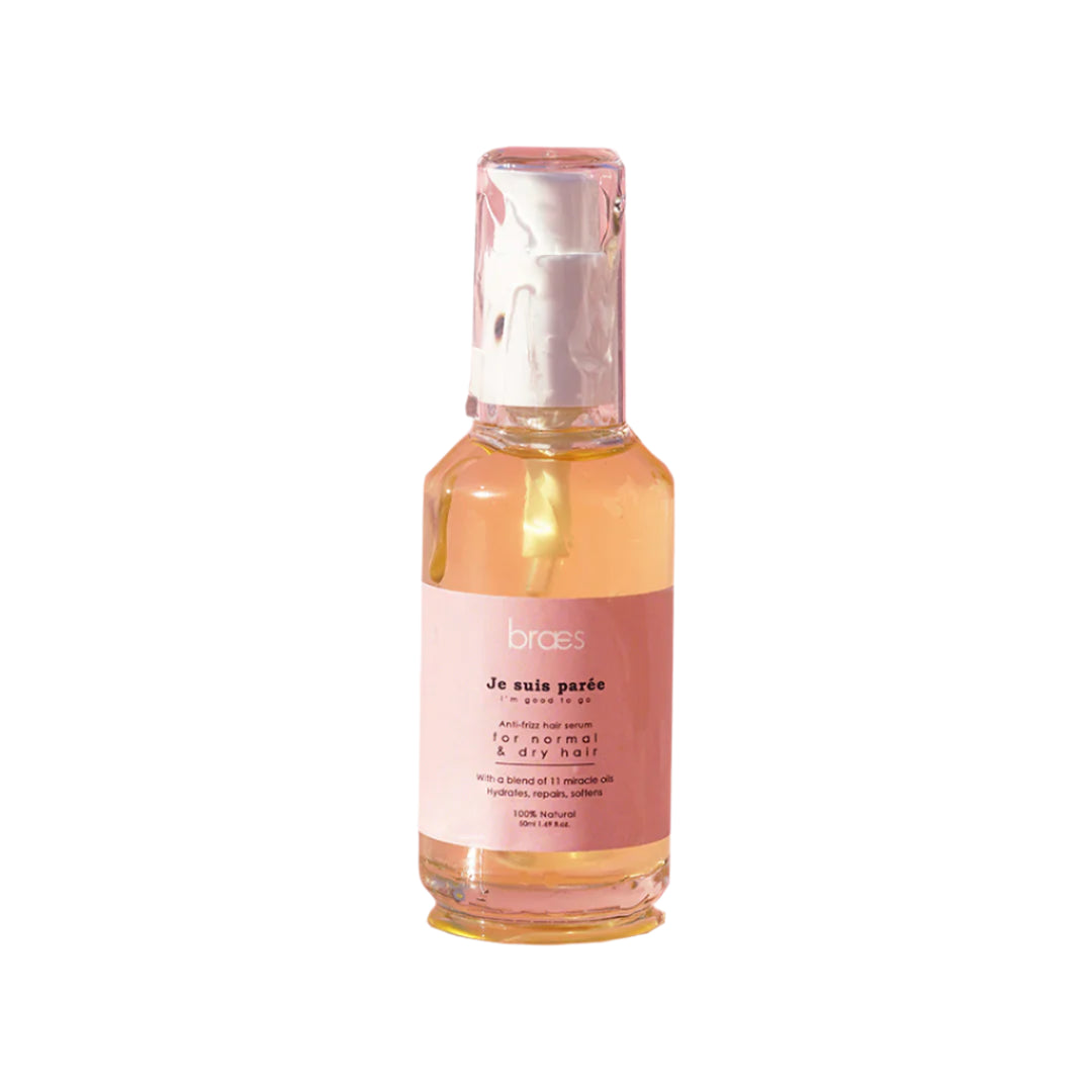 Braes Anti Frizz Hair Serum For Normal & Dry Hair - 50ml
