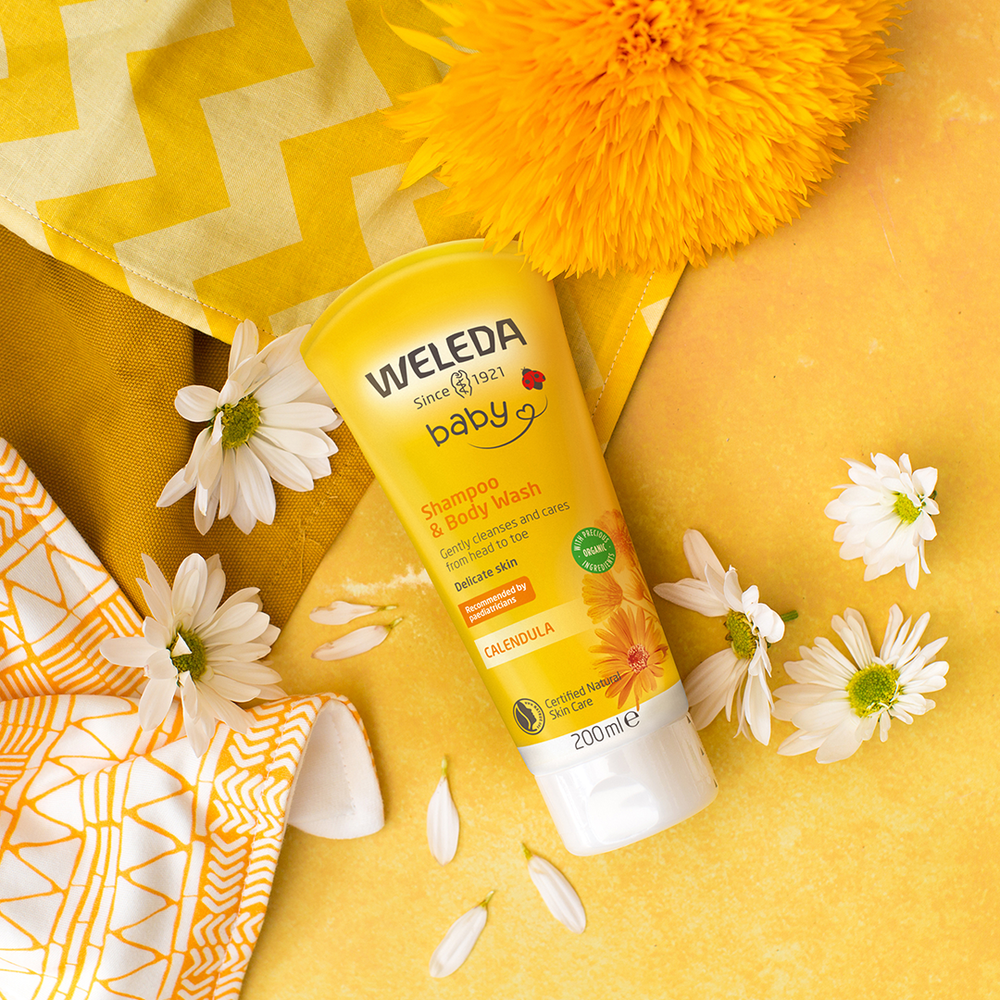 Weleda Calendula Baby Shampoo & Body Wash 200ml