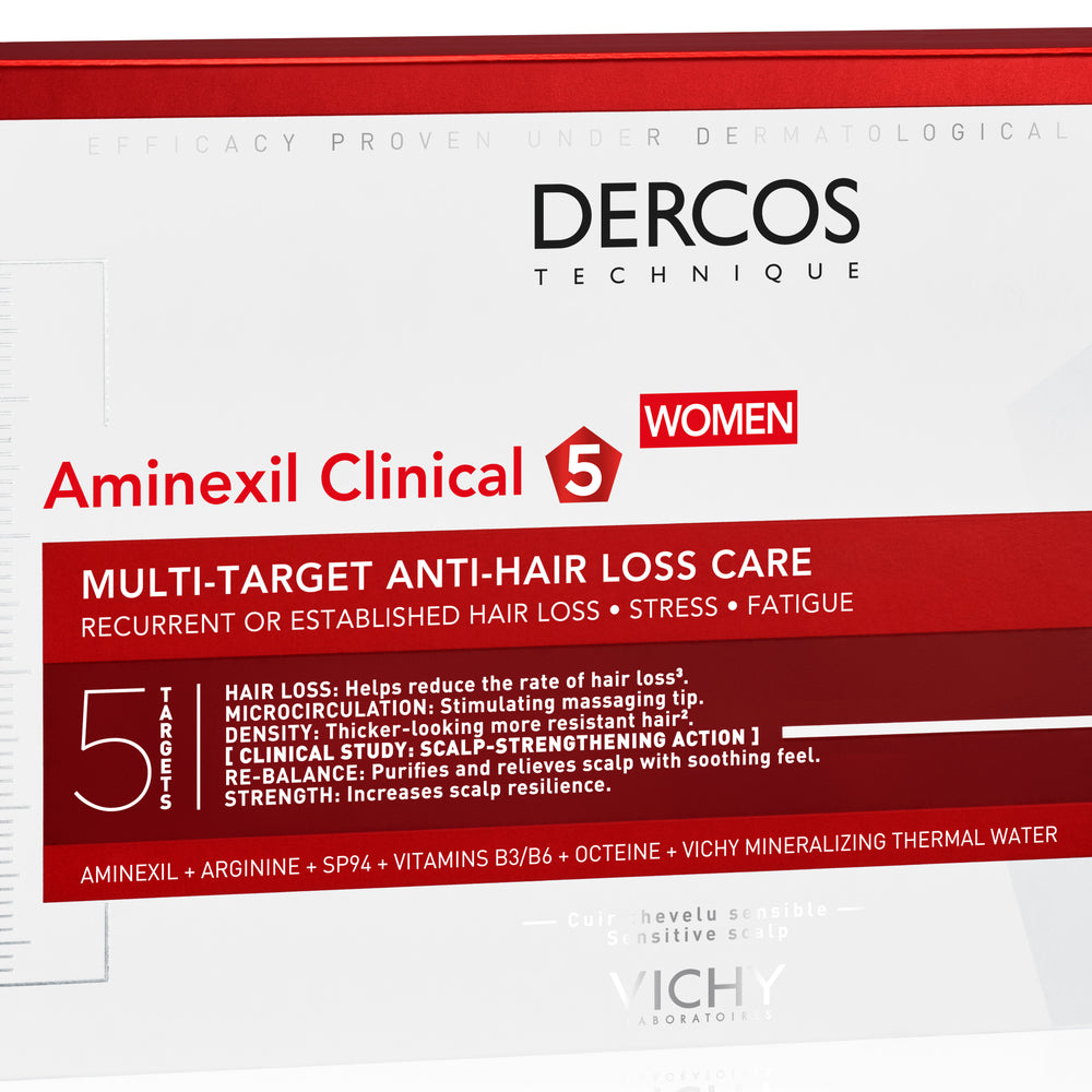 Vichy Dercos Aminexil Clinical 5 Anti-Hair Fall Treatment x21 Doses