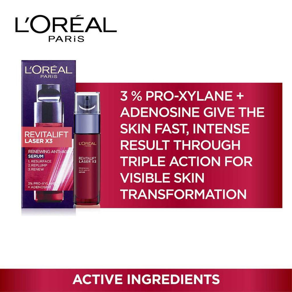 L’Oréal Paris Revitalift Laser X3 Anti Ageing Serum 30ml