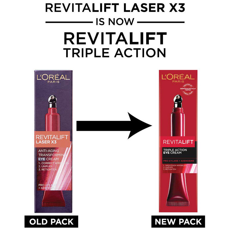 L’Oréal Paris Revitalift Laser X3 Anti Ageing Eye Cream 15ml