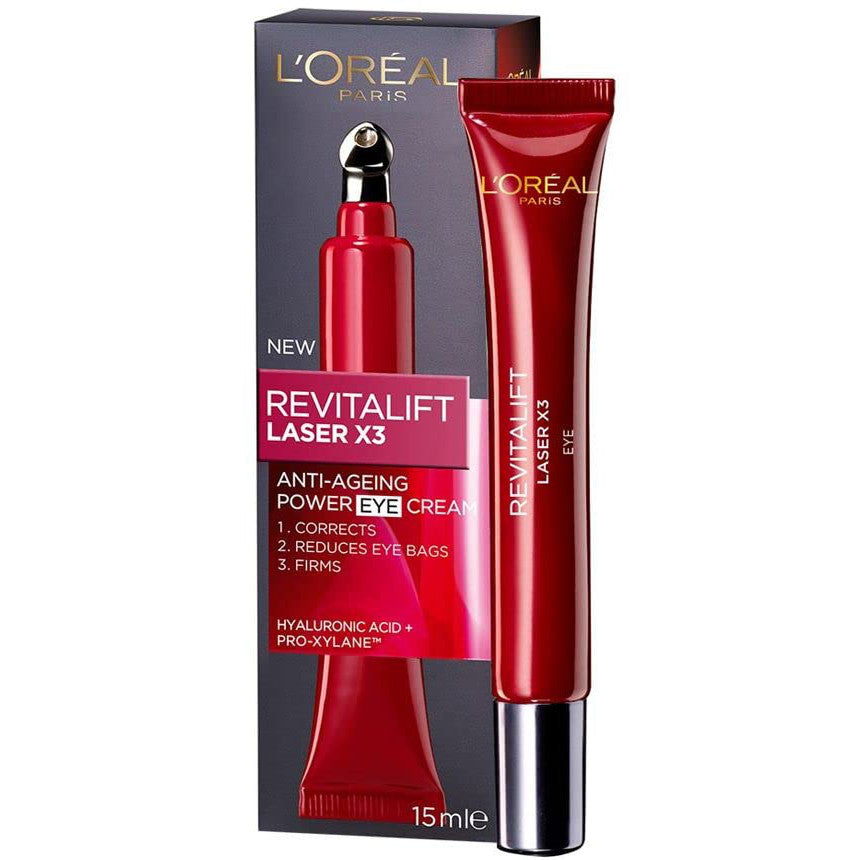 L’Oréal Paris Revitalift Laser X3 Anti Ageing Eye Cream 15ml