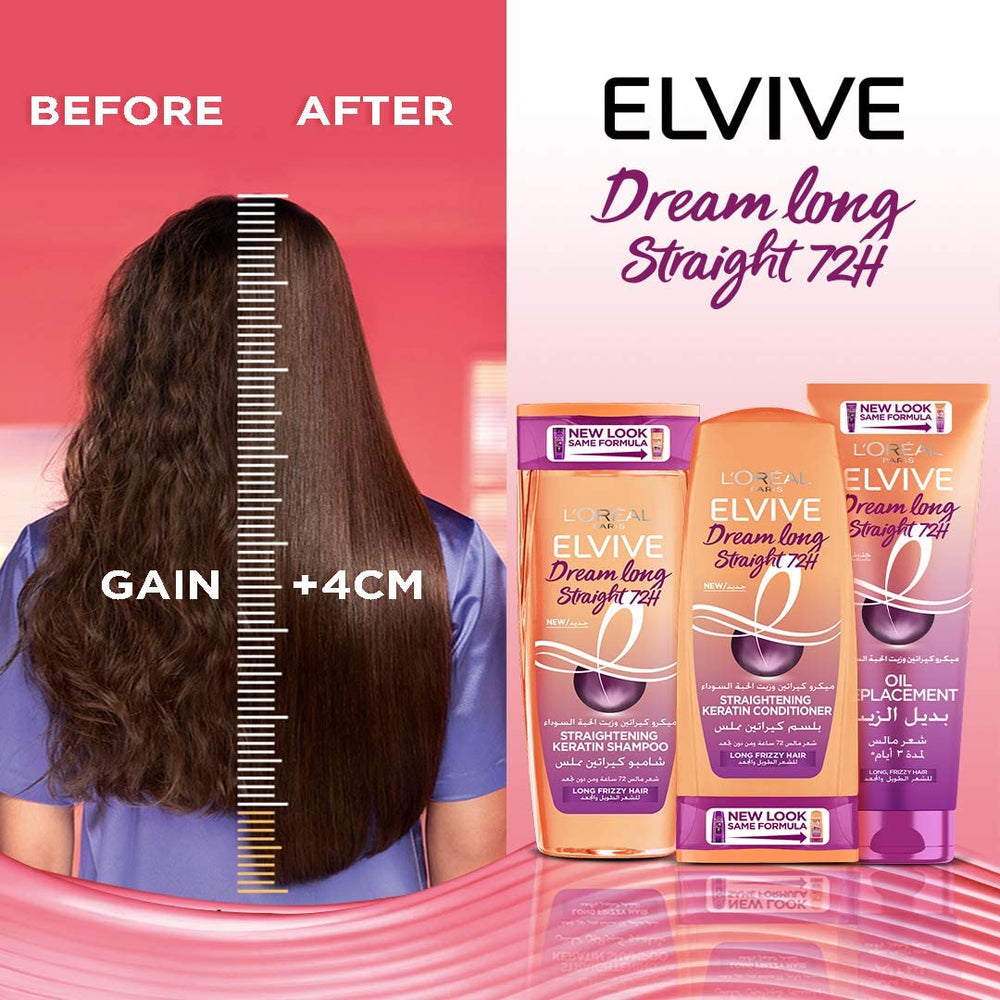 L’Oréal Paris Elvive Dream Long Straight - Long Frizzy Hair Oil Replacement 300ml