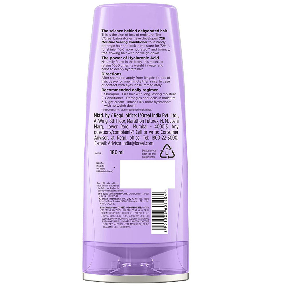 L’Oréal Paris Elvive Hyaluron Moisture Sealing Conditioner - Dehydrated Hair