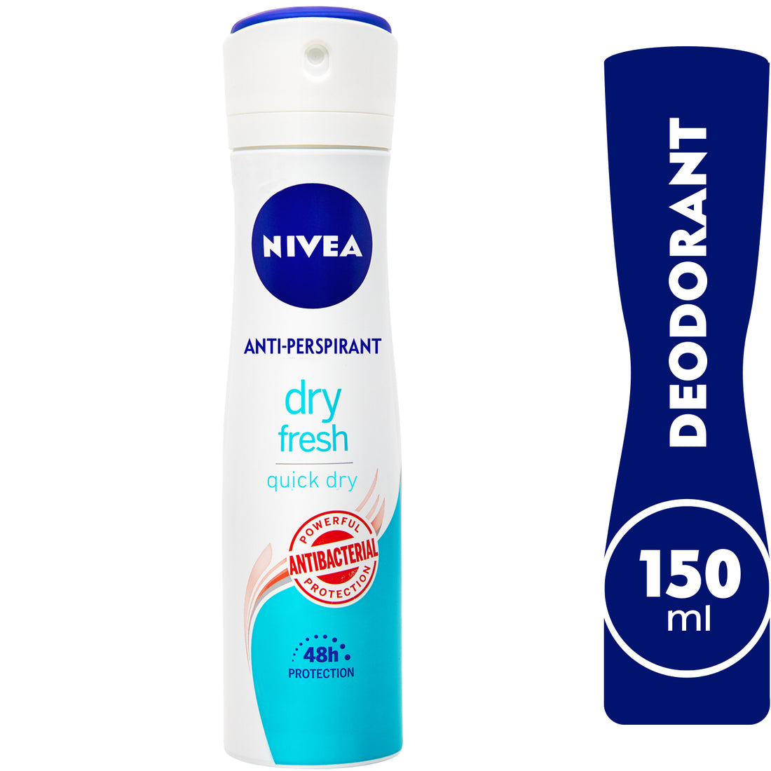 Nivea Dry Fresh, Antiperspirant for Women, Antibacterial Protection, Spray 150ml