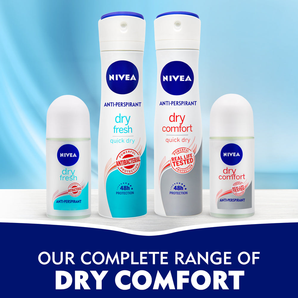 Nivea Dry Fresh, Antiperspirant for Women, Antibacterial Protection, Spray 150ml