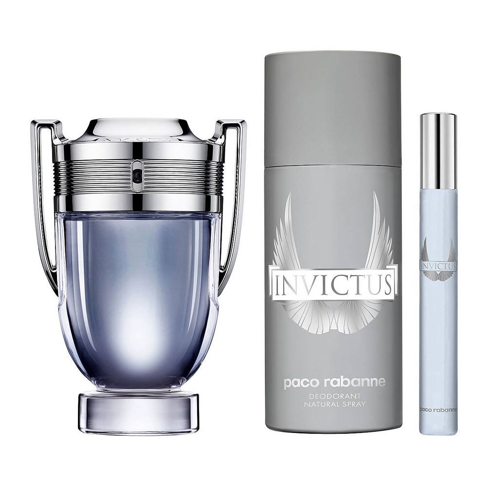 Paco Rabanne Invictus EDT For Men Gift Set - 100ml